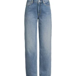 Mid Waist Baggy Jeans aus Baumwolle