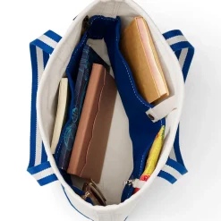 Mittelgroße offene Canvas-Tasche