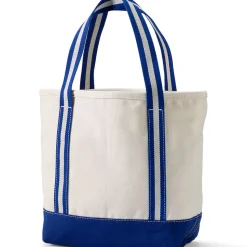 Mittelgroße offene Canvas-Tasche