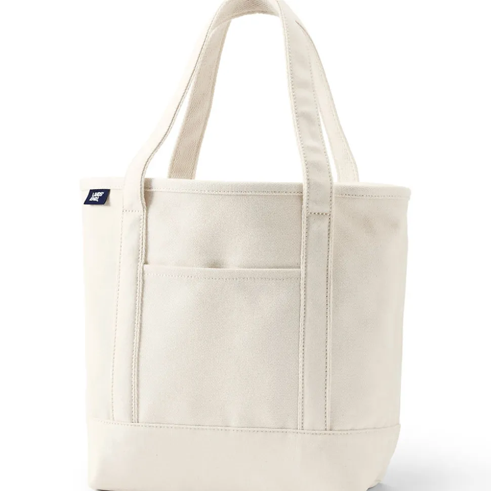 Mittelgroße offene Canvas-Tasche