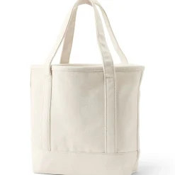 Mittelgroße offene Canvas-Tasche