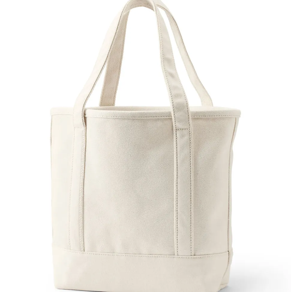 Mittelgroße offene Canvas-Tasche