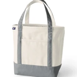 Mittelgroße offene Canvas-Tasche
