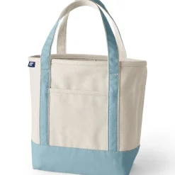 Mittelgroße offene Canvas-Tasche