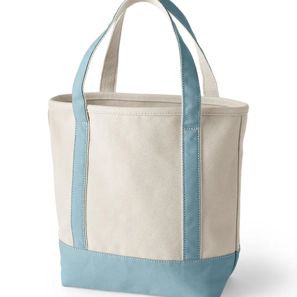 Mittelgroße offene Canvas-Tasche