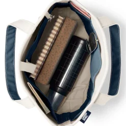 Mittelgroße offene Canvas-Tasche