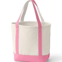 Mittelgroße offene Canvas-Tasche