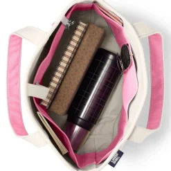 Mittelgroße offene Canvas-Tasche