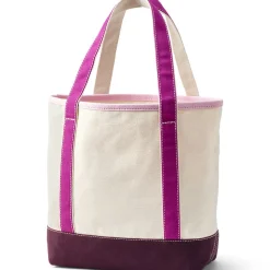 Mittelgroße offene Canvas-Tasche