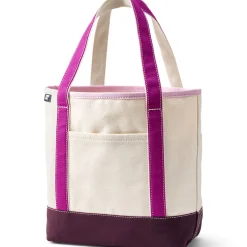 Mittelgroße offene Canvas-Tasche