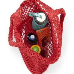 Offene Papierstroh-Tasche