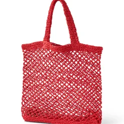 Offene Papierstroh-Tasche