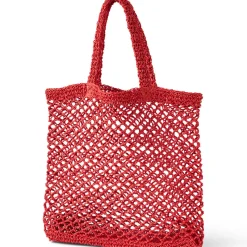 Offene Papierstroh-Tasche
