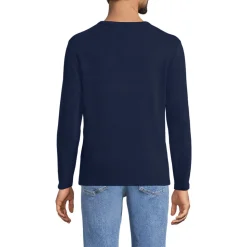 Ottoman-Henleyshirt mit langen Ärmeln für Herren