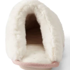 Pantoffel in Veloursleder-Optik für Damen