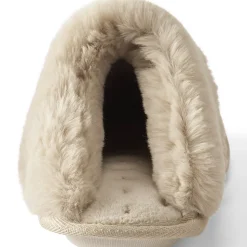 Pantoffel in Veloursleder-Optik für Damen