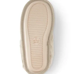 Pantoffel in Veloursleder-Optik für Damen