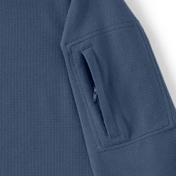 Performance Piqué-Pullover mit Reißverschluss für Herren