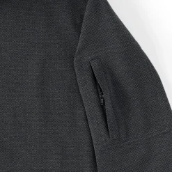 Performance Piqué-Pullover mit Reißverschluss für Herren