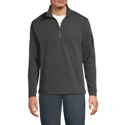 Performance Piqué-Pullover mit Reißverschluss für Herren