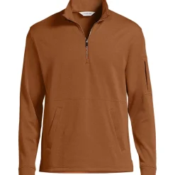 Performance Piqué-Pullover mit Reißverschluss für Herren