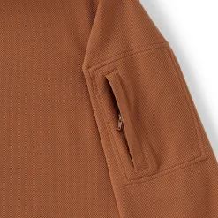 Performance Piqué-Pullover mit Reißverschluss für Herren