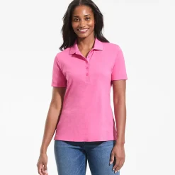 Piqué-Poloshirt für Damen