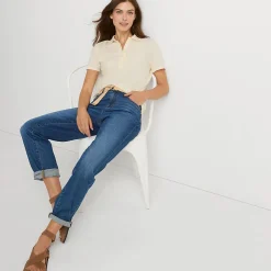 Piqué-Poloshirt für Damen