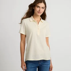 Piqué-Poloshirt für Damen