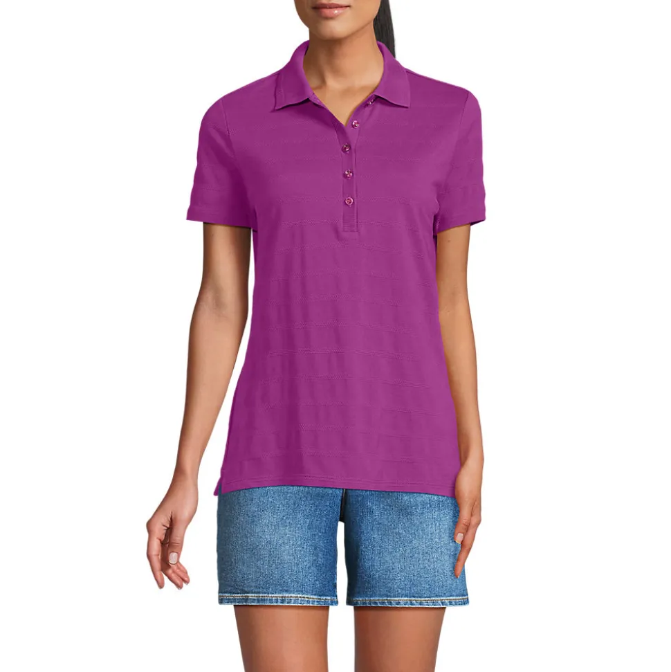 Piqué-Poloshirt für Damen