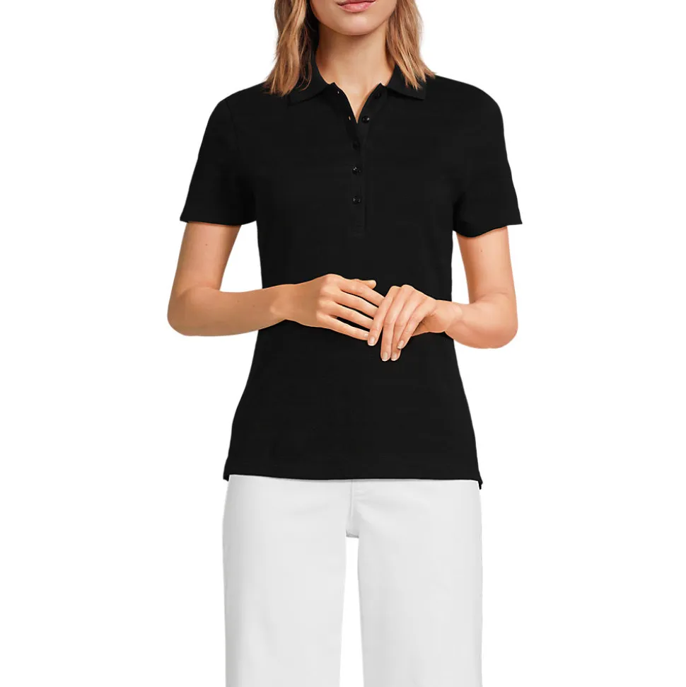Piqué-Poloshirt für Damen