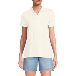 Piqué-Poloshirt für Damen