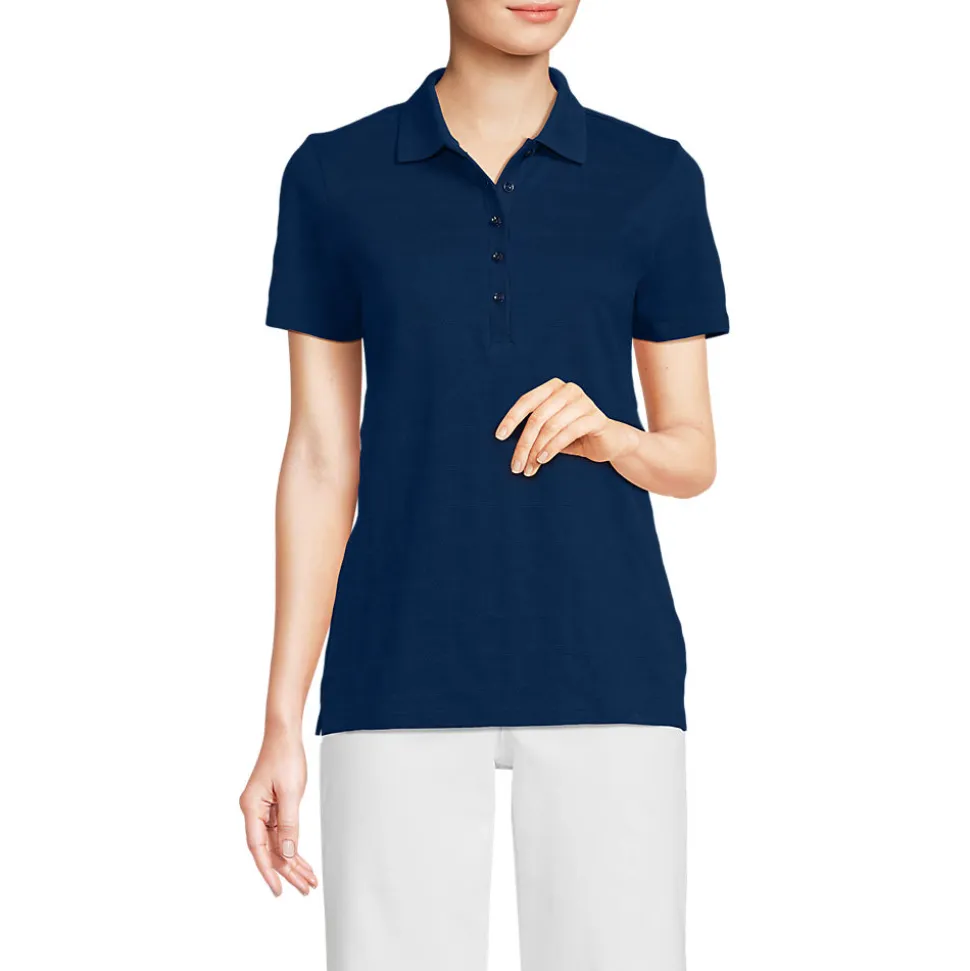 Piqué-Poloshirt für Damen