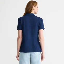 Piqué-Poloshirt für Damen
