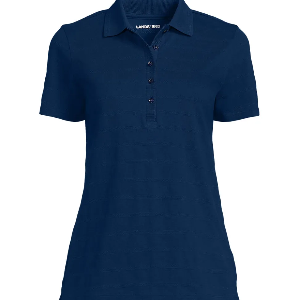 Piqué-Poloshirt für Damen