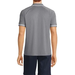 Piqué-Poloshirt mit Reißverschluss für Herren