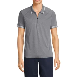 Piqué-Poloshirt mit Reißverschluss für Herren
