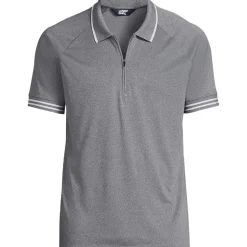 Piqué-Poloshirt mit Reißverschluss für Herren