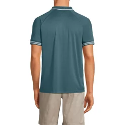 Piqué-Poloshirt mit Reißverschluss für Herren