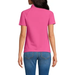 Piqué-Poloshirt SLIM FIT mit kurzen Ärmeln für Damen