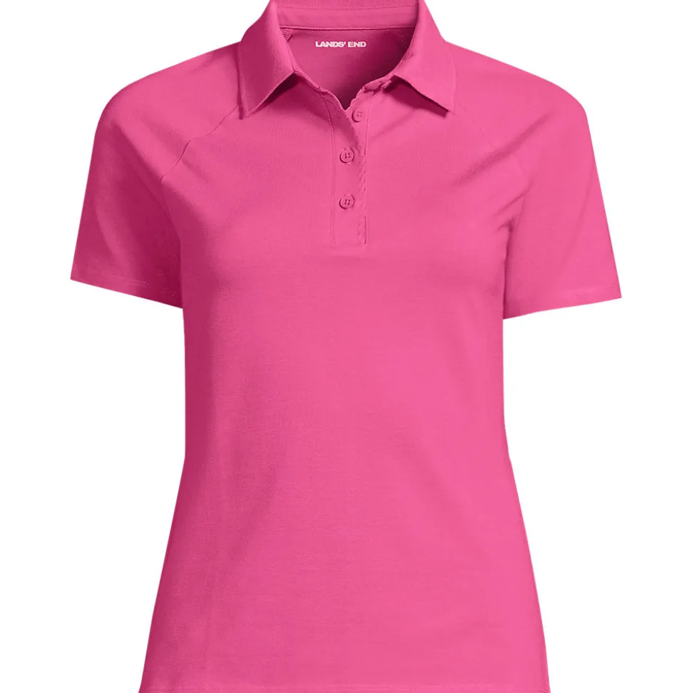 Piqué-Poloshirt SLIM FIT mit kurzen Ärmeln für Damen