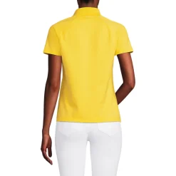 Piqué-Poloshirt SLIM FIT mit kurzen Ärmeln für Damen