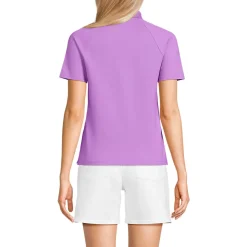 Piqué-Poloshirt SLIM FIT mit kurzen Ärmeln für Damen