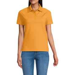 Piqué-Poloshirt SLIM FIT mit kurzen Ärmeln für Damen
