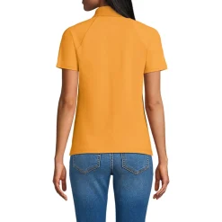 Piqué-Poloshirt SLIM FIT mit kurzen Ärmeln für Damen