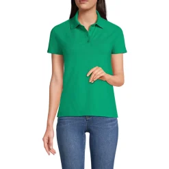 Piqué-Poloshirt SLIM FIT mit kurzen Ärmeln für Damen