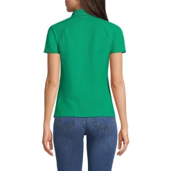 Piqué-Poloshirt SLIM FIT mit kurzen Ärmeln für Damen
