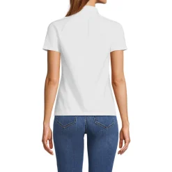 Piqué-Poloshirt SLIM FIT mit kurzen Ärmeln für Damen