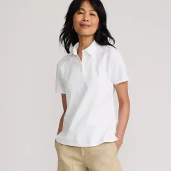Piqué-Poloshirt SLIM FIT mit kurzen Ärmeln für Damen
