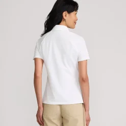 Piqué-Poloshirt SLIM FIT mit kurzen Ärmeln für Damen